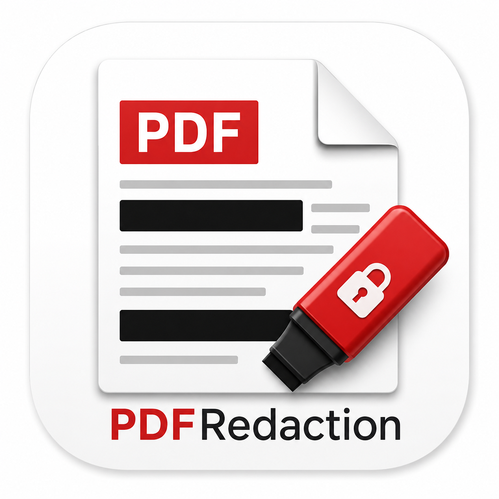 PDF Redaction app icon